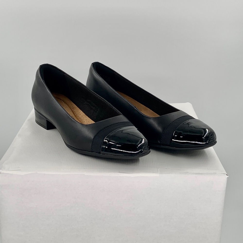 NWT Clark’s Women’s Juliet Monte Black Ballet Flats Shoes
